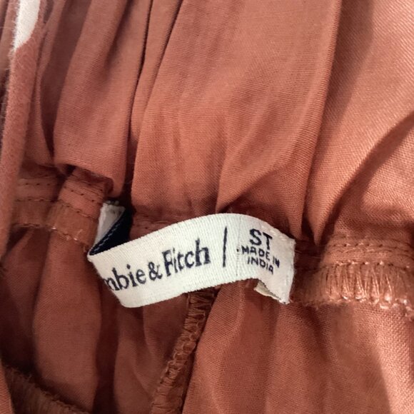 Abercrombie & Fitch Flowy Polka Dot 100% Cotton Maxi Dress Sz ST - Picture 4 of 15